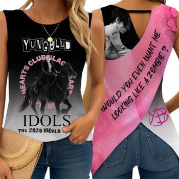 PREMIUM YBD Cut Out Wrap Back Tank Top MAR