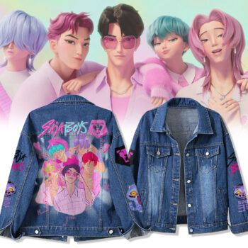 Premium Kpop Demon Hunter Denim Jacket