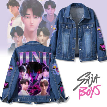 Premium Kpop Demon Hunter JINU Denim Jacket