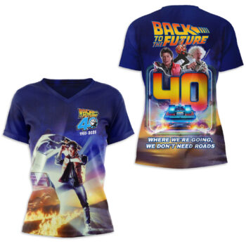 Premium BTF 40th Anniversary 3D T-Shirt MAR - V-neck