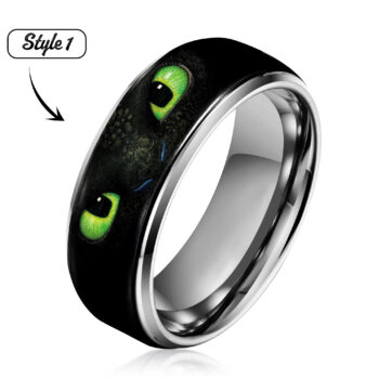 PREMIUM HTTYD Silver Tungsten Rings MAR
