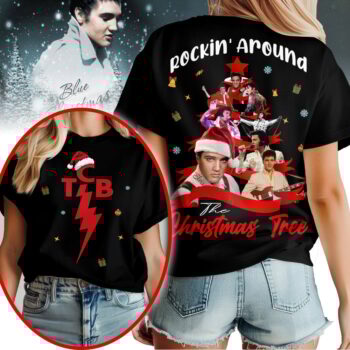 Premium ELV Christmas 3D Shirt HI - T-shirt, Black