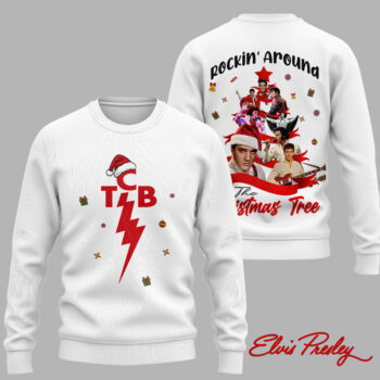 Premium ELV Christmas 3D Shirt HI - Sweater, White