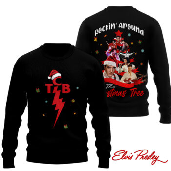 Premium ELV Christmas 3D Shirt HI - Sweater, Black