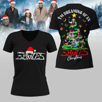 Premium EAG Christmas 3D Shirt HI - V-neck, Black