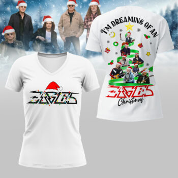 Premium EAG Christmas 3D Shirt HI - V-neck, White