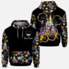 Premium DSN Custom Disney Castle Hoodie – Personalized 50 Years of Magic Pullover