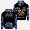 Premium DSN Custom Disney 50th Anniversary Hoodie – Personalized Mickey Castle Glitter Design