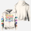 Premium DSN Personalized Inside Out Hoodie – Custom Name “It’s Okay to Feel All the Feels” Sweatshirt