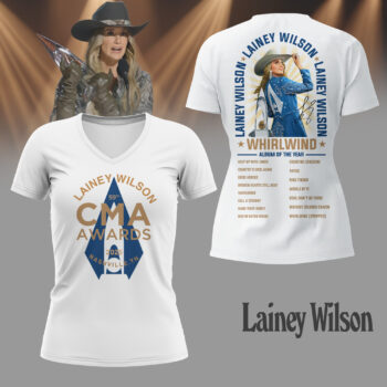 Premium LNWL 2025 CMA Awards 3D Shirt NY - V-neck, White