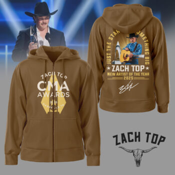 Premium ZAT 2025 CMA Awards 3D Shirt NY - Zip Hoodie, Brown