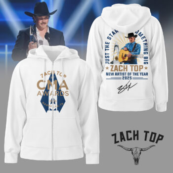 Premium ZAT 2025 CMA Awards 3D Shirt NY - Zip Hoodie, White