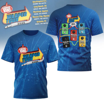 Premium VANS 2026 Tour 3D Shirt - T-Shirt