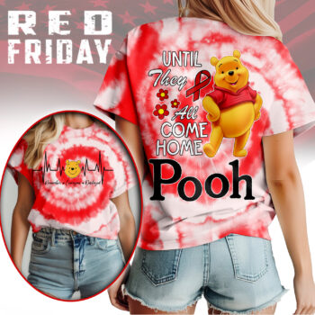 Premium POOH Red Friday 3D Shirt NY - Tie Dye