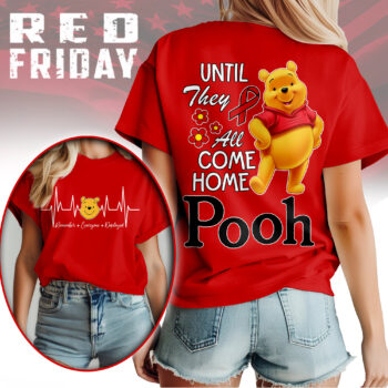 Premium POOH Red Friday 3D Shirt NY - Red