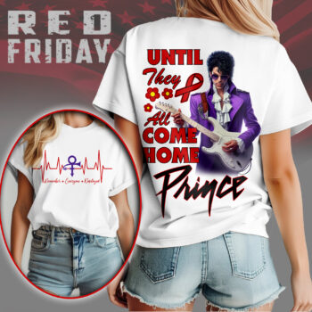 Premium PRCE Red Friday 3D Shirt NY - White