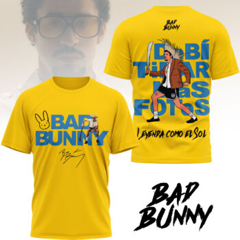 Premium BDBN 2026 Tour 3D Shirt NY - Yellow