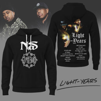 Premium Nas Light-Years 3D Shirt HI - Hoodie, Black