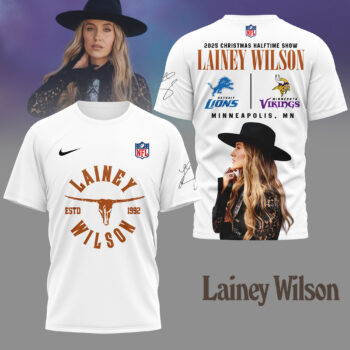 Premium LNWL 2025 Christmas Halftime Show 3D Shirt NY - White