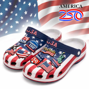 PREMIUM AMC 250th ANNIVERSARY CLOGS WITH CHARMS HY