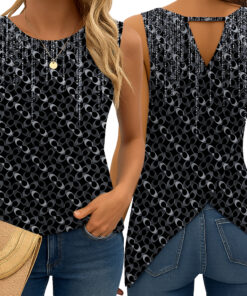 COACH Cut-out Wrapback Tank Top WBTT37-CCH-HYT-NT-180403