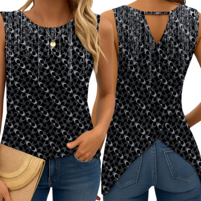 COACH Cut-out Wrapback Tank Top WBTT37-CCH-HYT-NT-180403