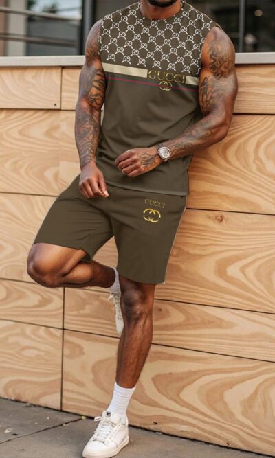Gucci Tank Top & Shorts Set For Men CB182-GCC-HYT-TT-25042504