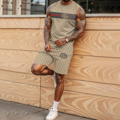 Gucci Tank Top & Shorts Set For Men CB182-GCC-HYT-TT-25042501