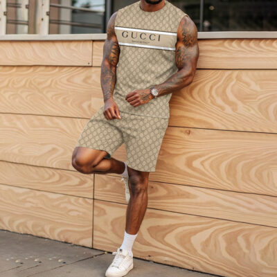 Gucci Tank Top & Shorts Set For Men CB182-GCC-HYT-TT-25042502