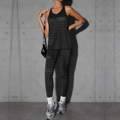 COACH | Premium Tank Top & Leggings Set CB189-CCH-HYT-TH-23042501