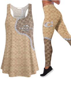 COACH | Premium Tank Top & Leggings Set CB189-CCH-HYT-TH-23042506