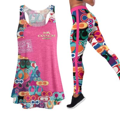 COACH | Premium Tank Top & Leggings Set CB189-CCH-HYT-TH-23042504