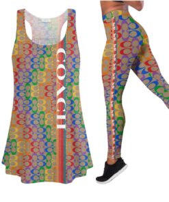 COACH | Premium Tank Top & Leggings Set CB189-CCH-HYT-TH-23042505