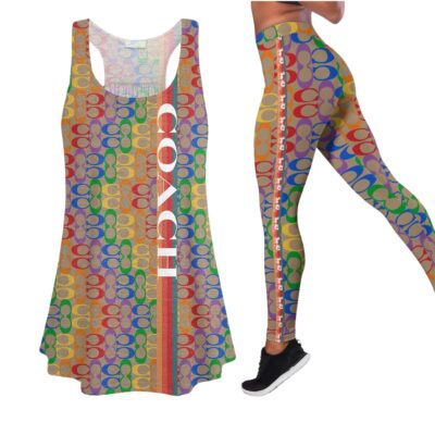 COACH | Premium Tank Top & Leggings Set CB189-CCH-HYT-TH-23042505