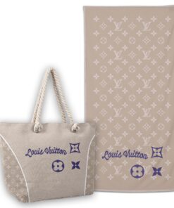 LV | Premium Tote Bag & Beach Towel Set BTBT168-LV-HYT-TH-28052507 - Towel