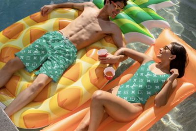 LV | Luxury  Swimsuit + Short Couple Set for Summer Vacation LYA21032530