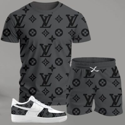 LV | Premium Tracksuit And Sneaker Combo For Men CHIC5230109