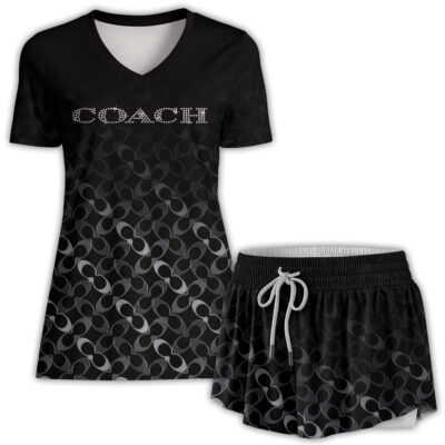 COACH | Premium Athletic V-Neck Shirts & Shorts CB187-CCH-HYT-TT-21052502