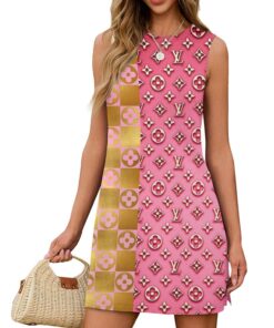 LV | Premium Sleeveless A-Line Dress SSD183-LV-HYT-TH-30052502