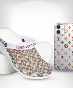 LV | Premium Crocs & Clear Phonecase Set CB185-LV-HYT-NN-29052502