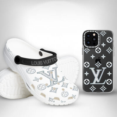 LV | Premium Crocs & Clear Phonecase Set CB185-LV-HYT-NN-29052501