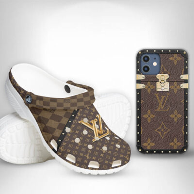 LV | Premium Crocs & Phonecase Set CB184-LV-HYT-TH-29052501