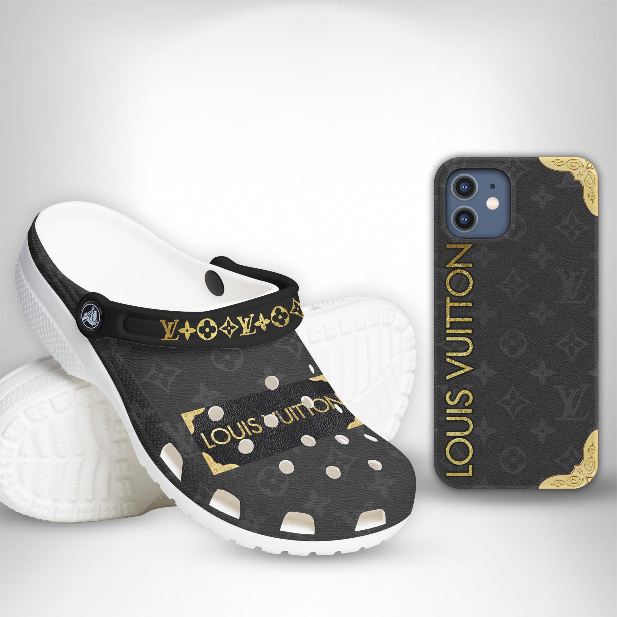 LV | Premium Crocs & Phonecase Set CB184-LV-HYT-TH-29052503