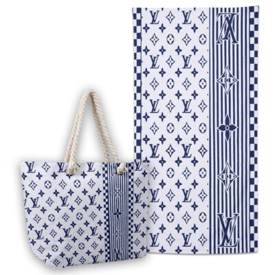 LV | Premium Tote Bag & Beach Towel Set BTBT168-LV-HYT-TH-28052507 - Combo