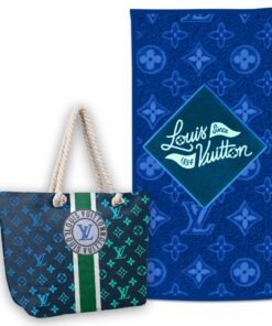 LV | Premium Tote Bag & Beach Towel Set BTBT168-LV-HYT-TH-28052507 - Combo