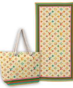 LV | Premium Tote Bag & Beach Towel Set BTBT168-LV-HYT-TH-28052507 - Combo