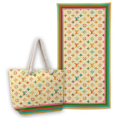 LV | Premium Tote Bag & Beach Towel Set BTBT168-LV-HYT-TH-28052507 - Combo