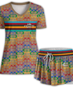 COACH | Premium Athletic V-Neck Shirts & Shorts CB187-CCH-HYT-TT-21052505