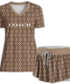 COACH | Premium Athletic V-Neck Shirts & Shorts CB187-CCH-HYT-TT-21052501