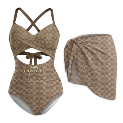 COACH | Premium 1pcs Swimsuit & Beach Sarong CB186-CCH-HYT-TH-21052506